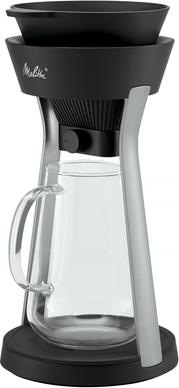 Produktbild Melitta Amano Schwarz Und Silber - Station Mit Tropfer Zum Aufbrühen Von Kaffee