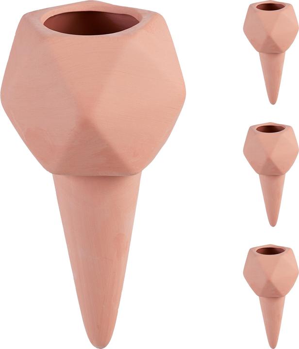 Relaxdays 4x Tonkegel (Tonkegel Bewässerung)