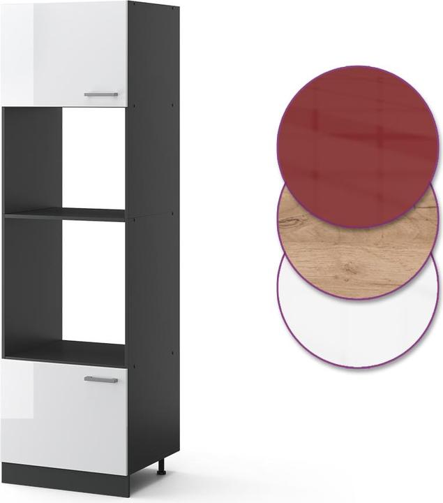 Produktbild Vicco Mikrowellenschrank R-Line (60 x 57.20 x 207 cm)