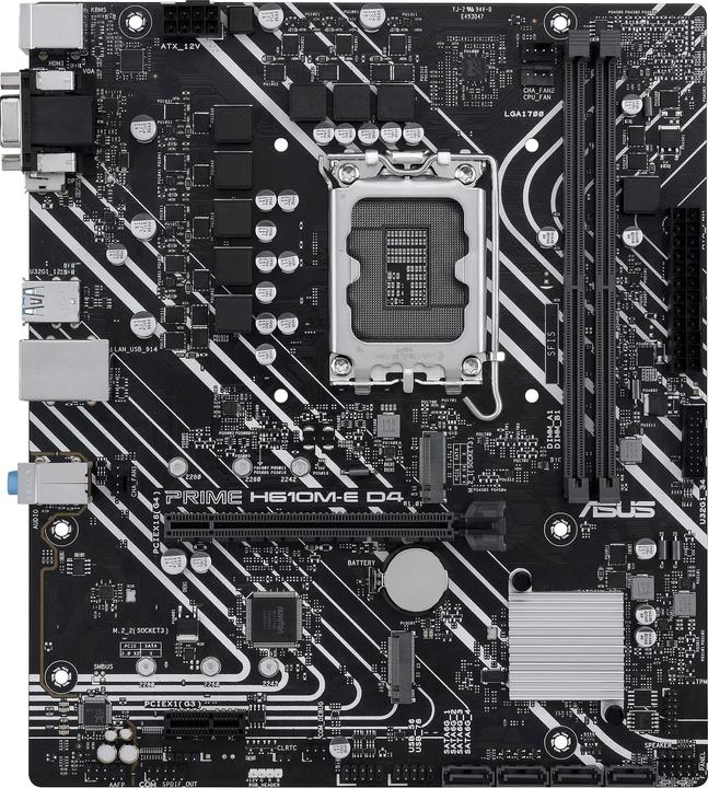 Image du produit ASUS PRIME H610M-E D4-CSM (LGA 1700, Intel H610, mATX)