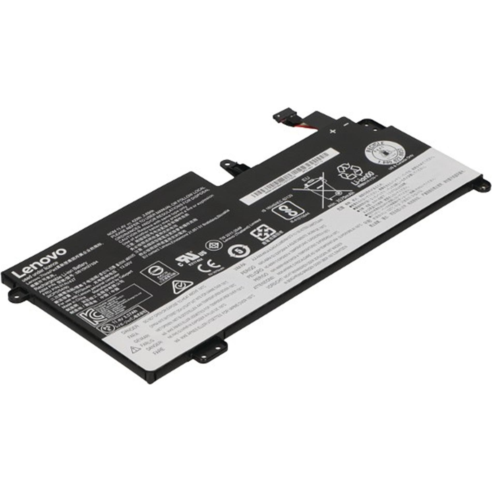 Lenovo Original Akku für SB10J78997 (3735 mAh), Notebook Akku, Schwarz