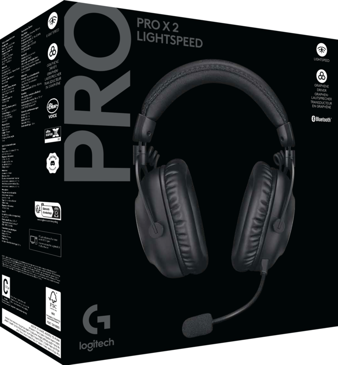 Produktbild Logitech G Pro X 2 Lightspeed (Kabellos, Kabelgebunden)