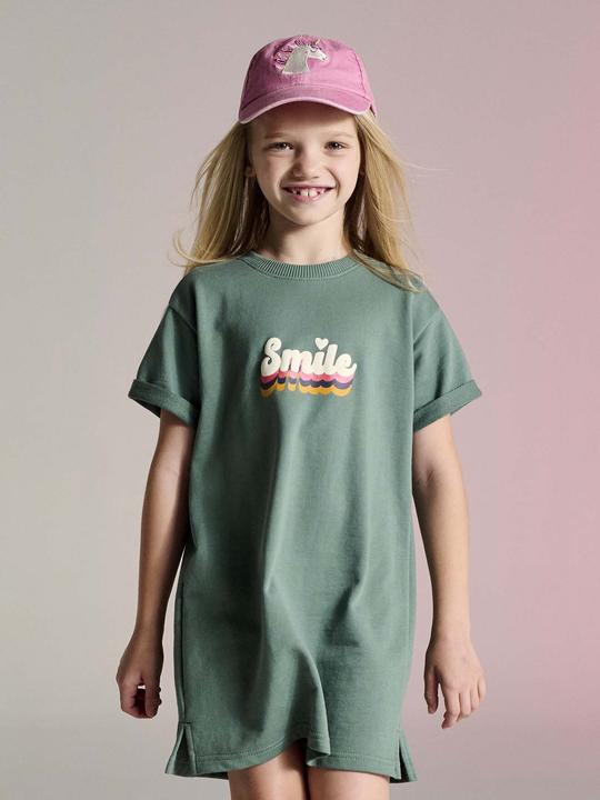 Produktbild Vertbaudet Leichtes Mädchen Sweatkleid mit Aufdruck (116)