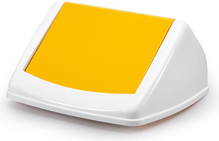 Produktbild Durable Deckel Polyethylen gelb B330xT330mm passend für Abfallsammler 40 l mit Einwurfklappe (40 l)