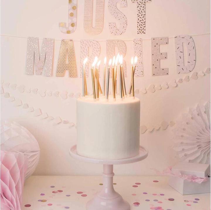 Produktbild Rico Design Kerze 16 Stück, Silber / Gold (16 Stk.)