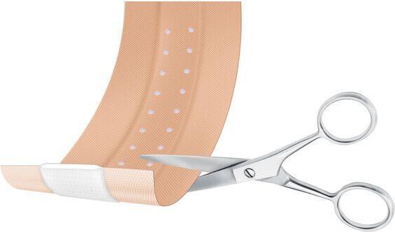 Actual product image Lifemed Wound Plaster 1 m x 6 cm skin-coloured Classic (1 x)