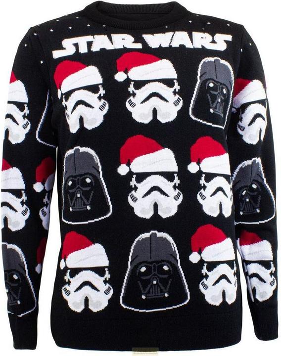 Actual product image Heroes Inc Star Wars Sweatshirt Christmas Jumper Darth Vader / Stormtrooper (M) (M)