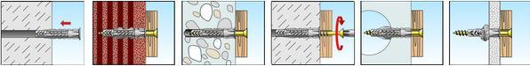 Actual product image Fischer Universal dowel UX 12 x 70 70 m (25 pcs.)