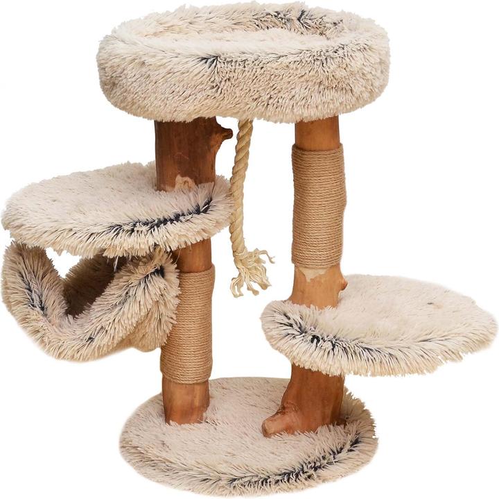 Actual product image Fudajo Designer scratching post (87.50 cm, Brown, Cream)