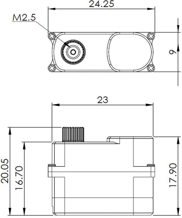 Image du produit Mks DS75K-N Servo numérique de type B