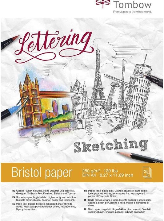 Actual product image Tombow Drawing pad Bristol (A4, Plain, Hardcover)