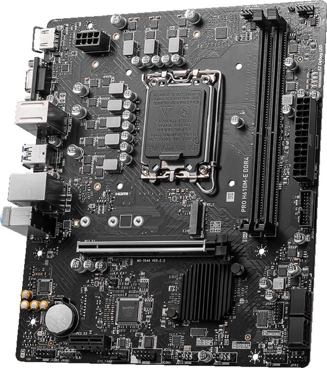 Actual product image MSI PRO H610M-E DDR4 (LGA 1700, Intel H610, mATX)