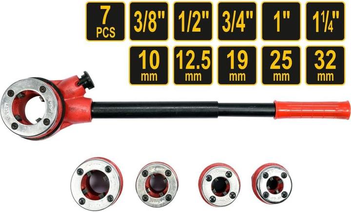 Actual product image Toya Pipe tapping set, 5 eyes (480 mm)
