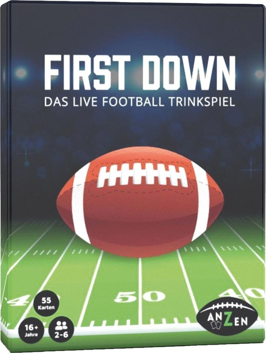 Actual product image Anzen Spiele FIRST DOWN - The Live Football Drinking Game (d)