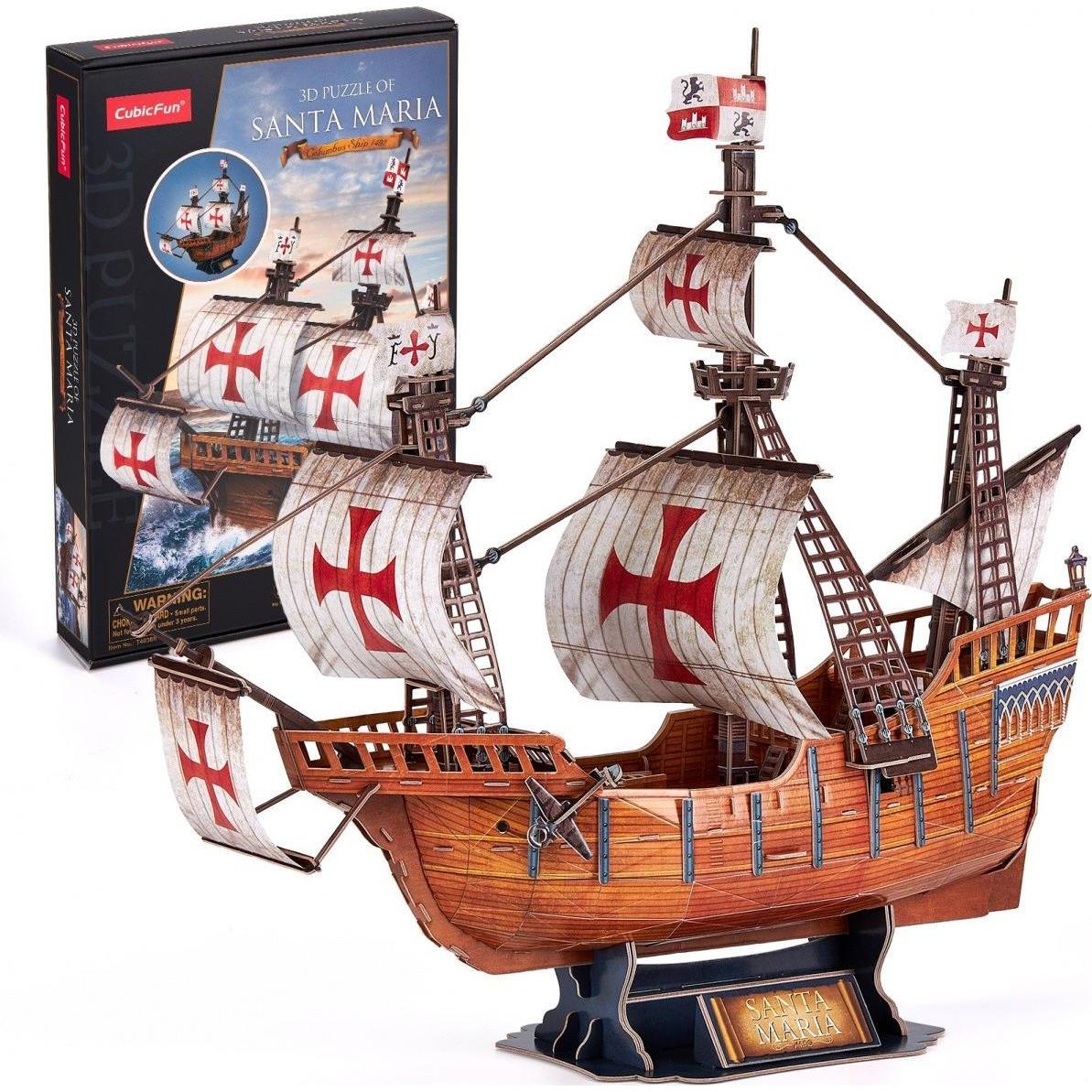 Cubicfun Puzzle 3D Santa Maria (204 Teile)
