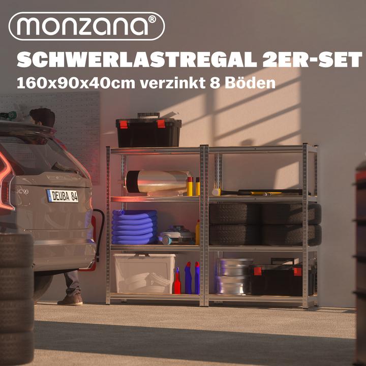 Actual product image Monzana 2x heavy duty shelf