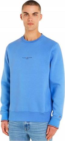 Actual product image Tommy Hilfiger Wcc Tommy Logo Tipped Crewneck Sweatshirt for men (XL)