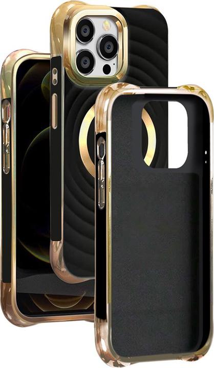 Produktbild OEM Circle Glam Mag Hülle für Samsung Galaxy S24 Plus schwarz (Samsung Galaxy S24+)