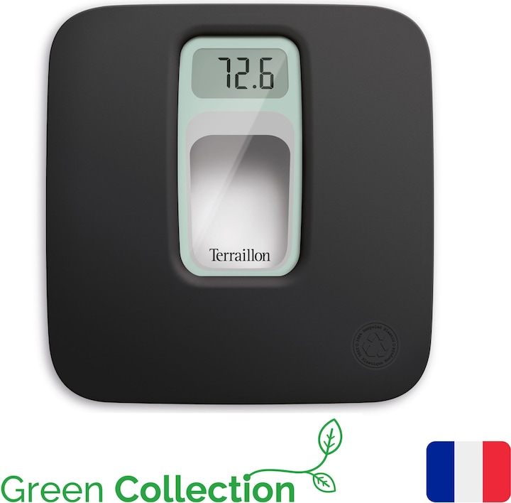 Terraillon Personenweegschaal Frenchy Black (160 kg)