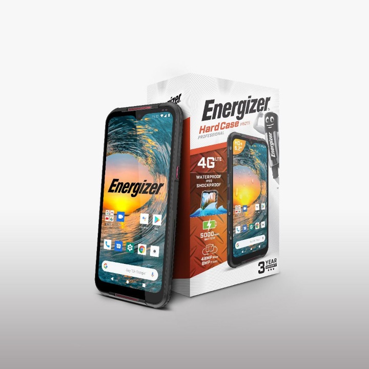 Actual product image Energizer H620S 4G BLACK IP69 (64 GB, Multicolored, Juoda, Netaikoma, 6.20", Hybrid Dual SIM, 0.00 Mpx, 4G)