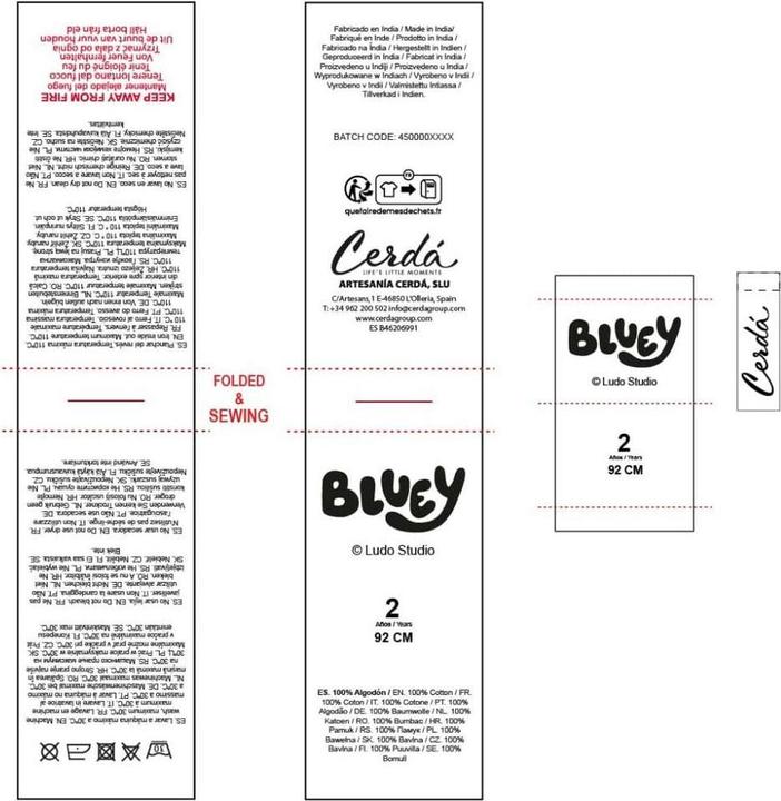 Image du produit Bluey Kleid Hellblau (36)