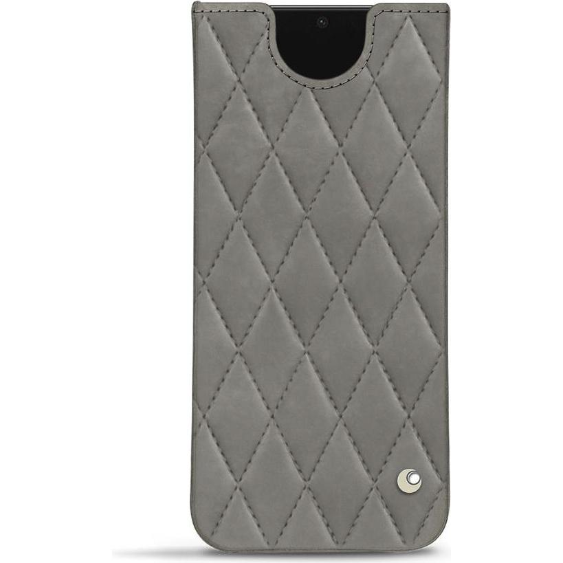 Noreve Lederschutzhülle (Samsung Galaxy S21+), Smartphone Hülle, Grau