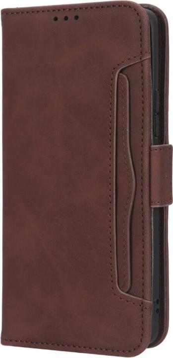 Actual product image Cover-Discount Xiaomi 13 - Case with many card slots brown (Xiaomi 13)