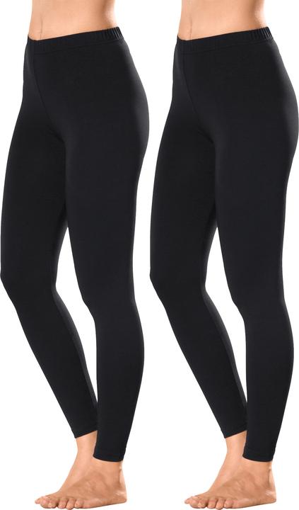 Produktbild Erwin Müller Damen-Leggings, lang 2er-Pack (W36/L38)