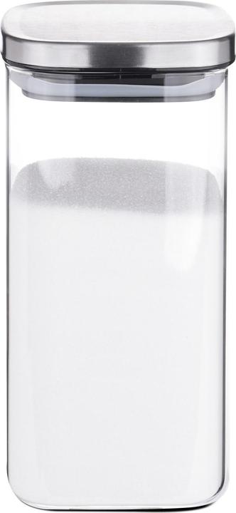 Actual product image Weis Rectangular glass storage jar 1500 ml (1.50 l)