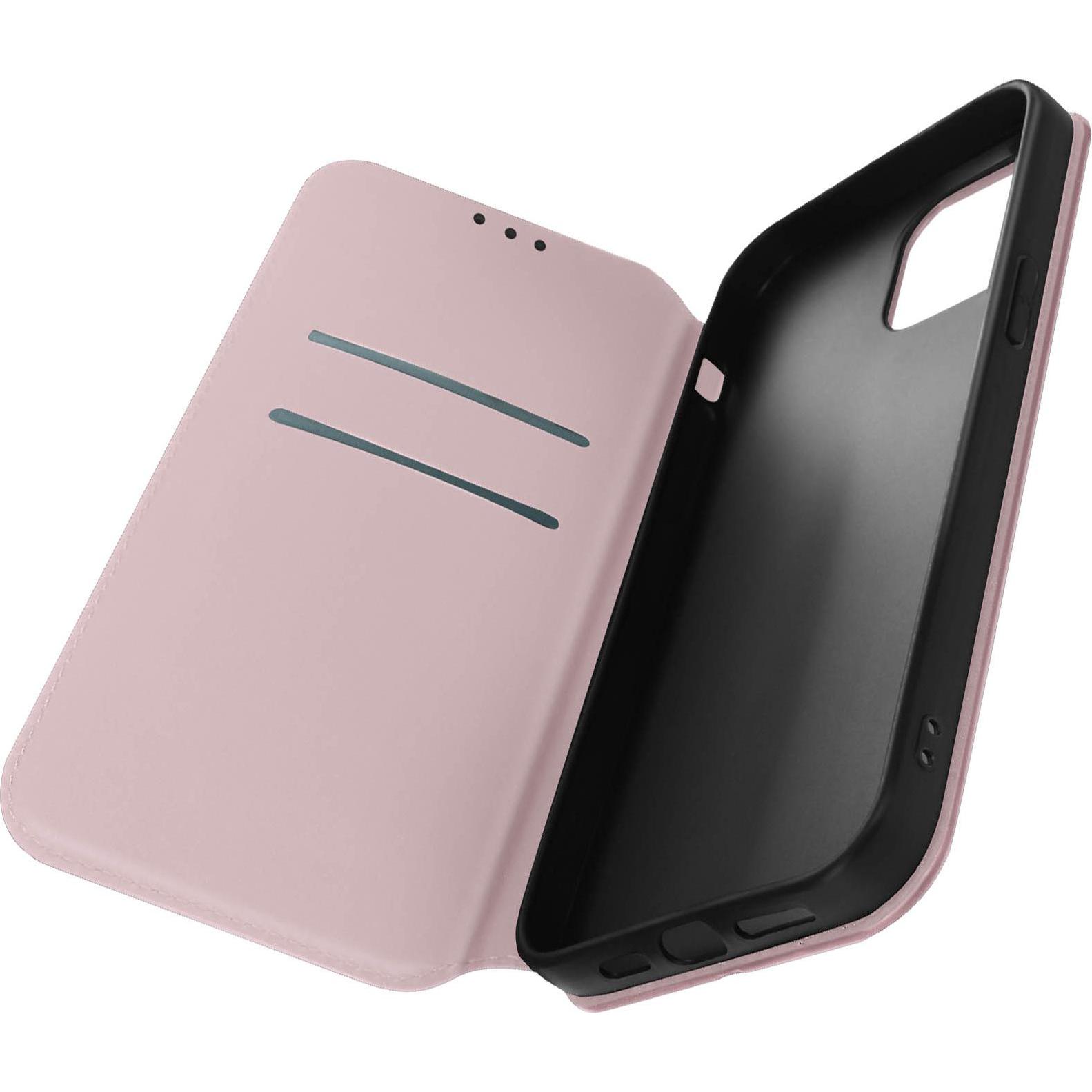 Avizar Classic Edition Klappetui Series (Apple iPhone 14), Smartphone Hülle, Rosa