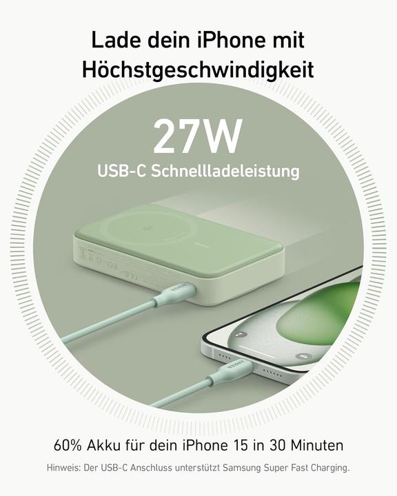 Produktbild Anker MagGo Power Bank mit 15W MagSafe-Ladegerät (10000 mAh, 15 W)
