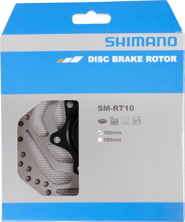 Actual product image Shimano SM-RT10 brake discs (160 mm)