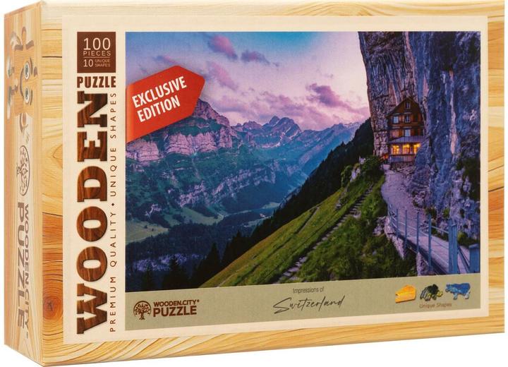 Immagine prodotto Mini-Puzzle Holz Aescher (100 pezzi)