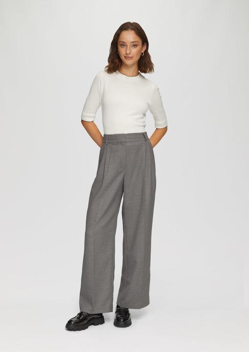 Produktbild S.Oliver Hose Wide-Leg-Hose mit Extra-High-Rise (40)