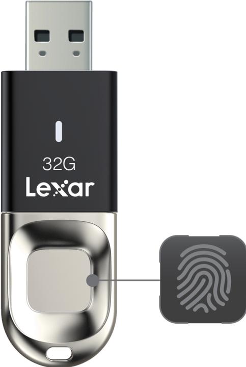 Produktbild Lexar JumpDrive Fingerprint F35 (32 GB, USB-A)