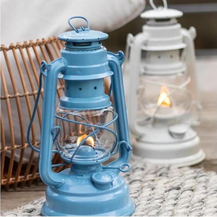 Actual product image Siena Garden Storm lantern pastel blue
