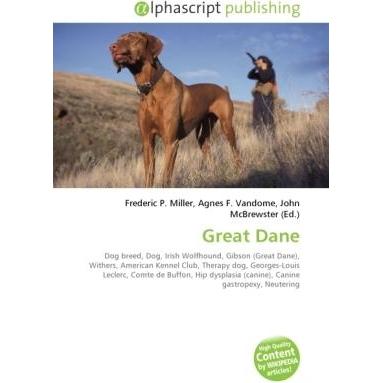Great Dane, Fachbücher