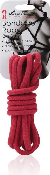 Lux Fetish Bondage Rope red 3M