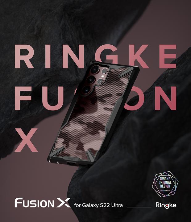 Image du produit Ringke Fusion X coque armée avec cadre Samsung Galaxy S22 Ultra noir (Samsung Galaxy S22 Ultra)