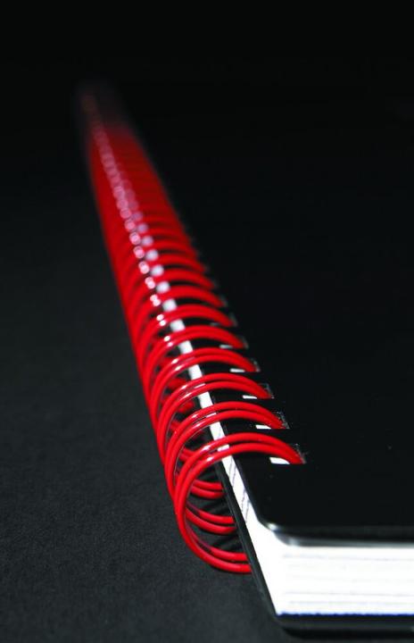 Image du produit Oxford Noir et rouge (A4, À rayures, Couverture souple)