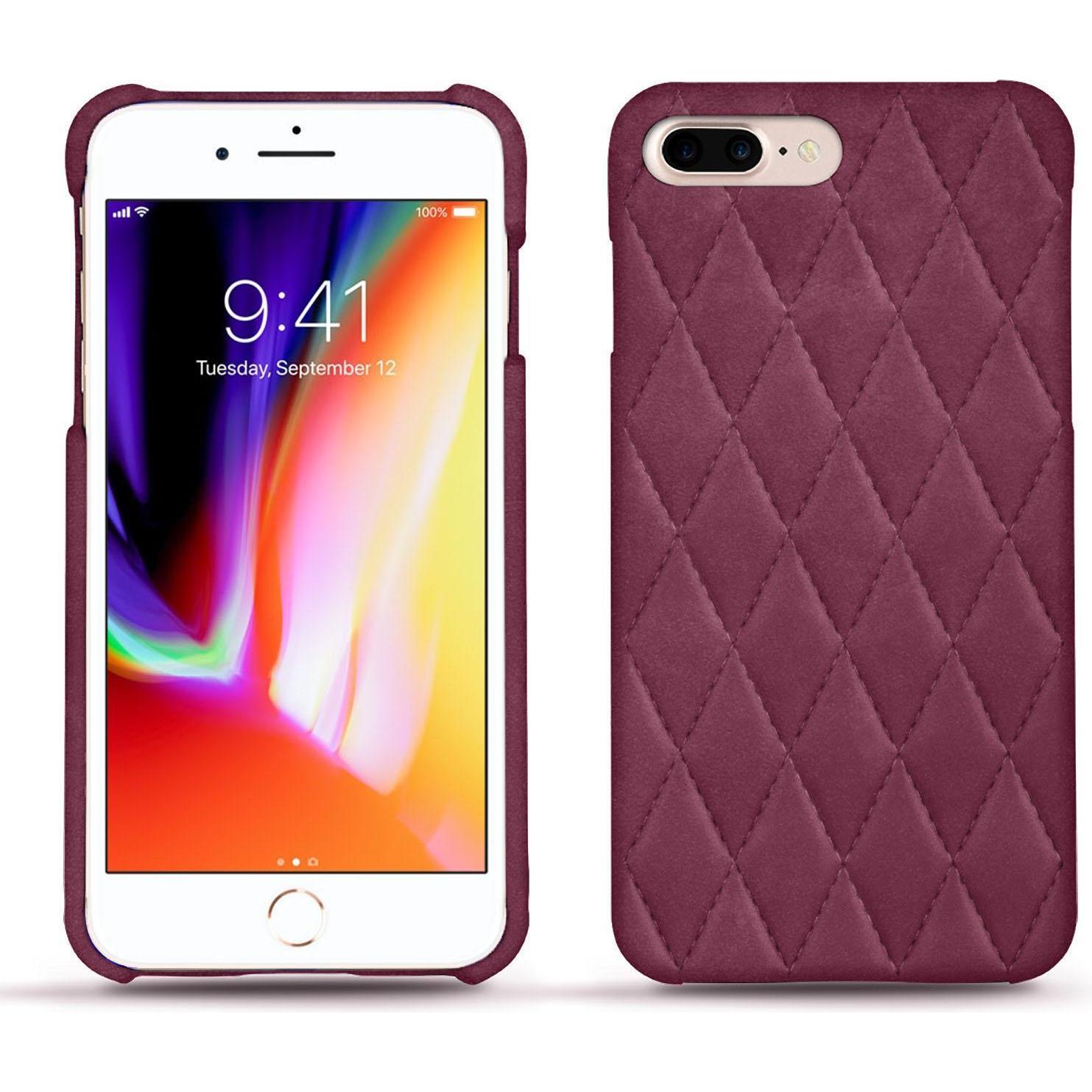 Thumbnail - Noreve Lederschutzhülle (Apple iPhone 8 Plus), Smartphone Hülle, Violett