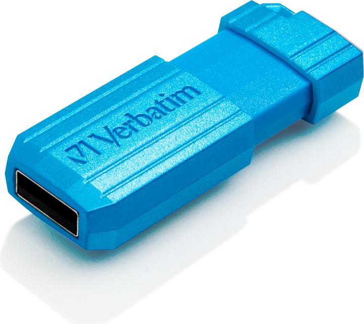 Image du produit Verbatim PINSTRIPE 16GB USB 2.0 BLEU (16 Go, USB 2.0)