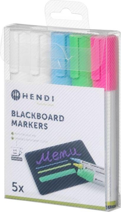 Image du produit Hendi Marqueur craie 6 mm 1x rose (Multicolore, 6 mm, 1 x)
