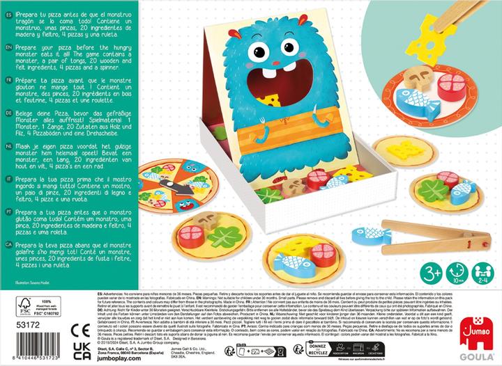 Produktbild Goula Hungriges Monster (Deutsch, Englisch, Französisch, Niederländisch, 2 - 4 Spieler)