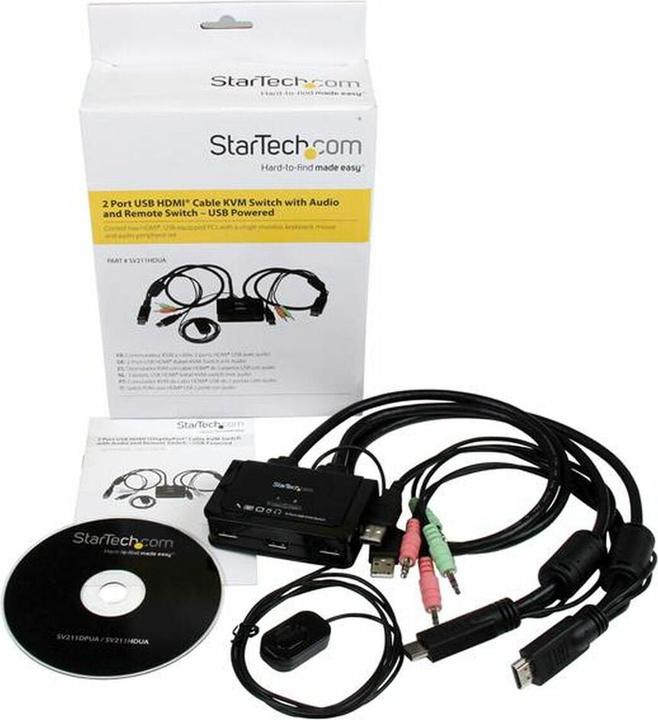 Produktbild StarTech 2 Port HDMI Cable Kvm Switch