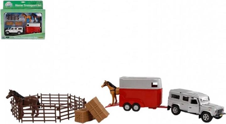 NoName Kinder Globe Land Rover mit Pferdeanhänger