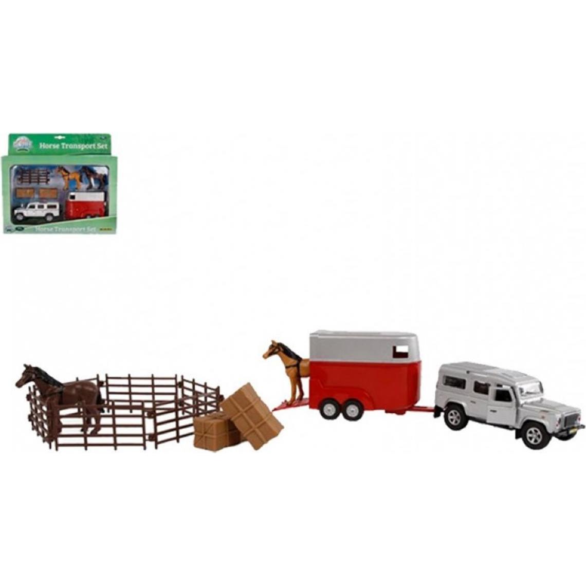 NoName Kinder Globe Land Rover mit Pferdeanhänger