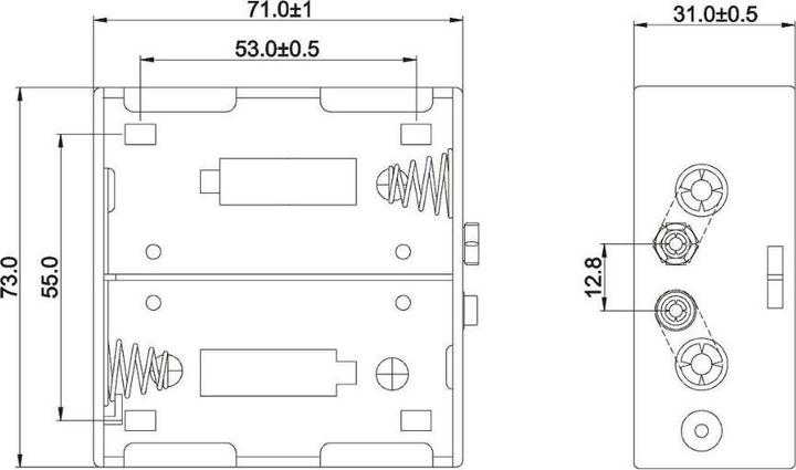 Produktbild Goobay Batteriehalter