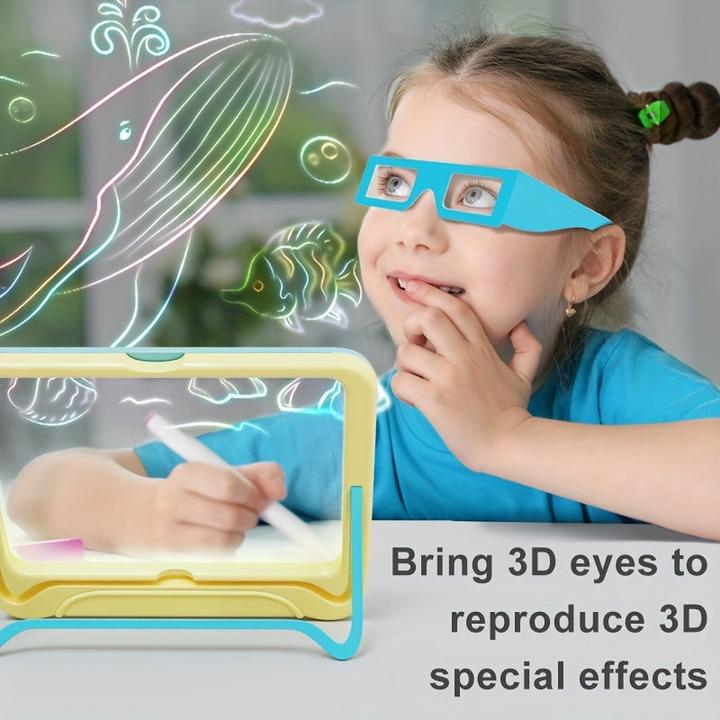 Produktbild Activity Board 3D-Zeichenbrett Spielzeug - löschbare Magie Schreiben Doodle Board - pädagogische Lernspielzeug