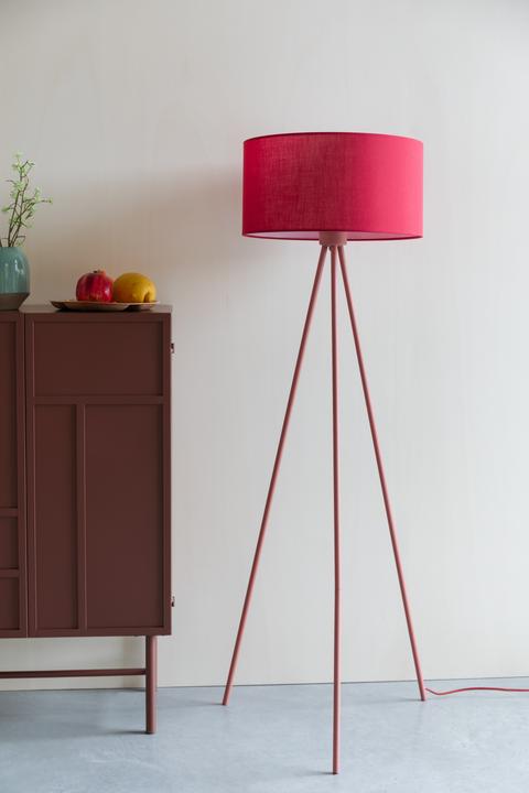 Image du produit White Label Living Floor Lamp Susie Red (E27)